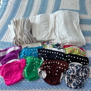 Colorful Kids Cloth Diaper Set
